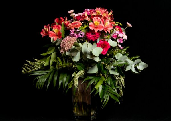 Alstroemeria (Peruvian Lilies) with greenery