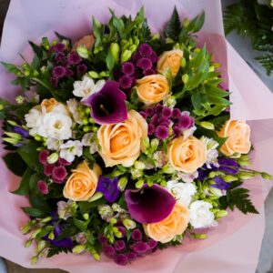 Mixed Bouquet (Calla Lilies, Roses, Lisianthus, Spray Roses, etc.)