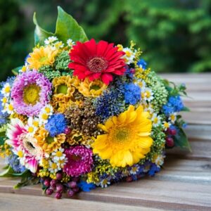 Mixed Wildflowers (Gerberas, Cornflowers, Chrysanthemums, etc.)