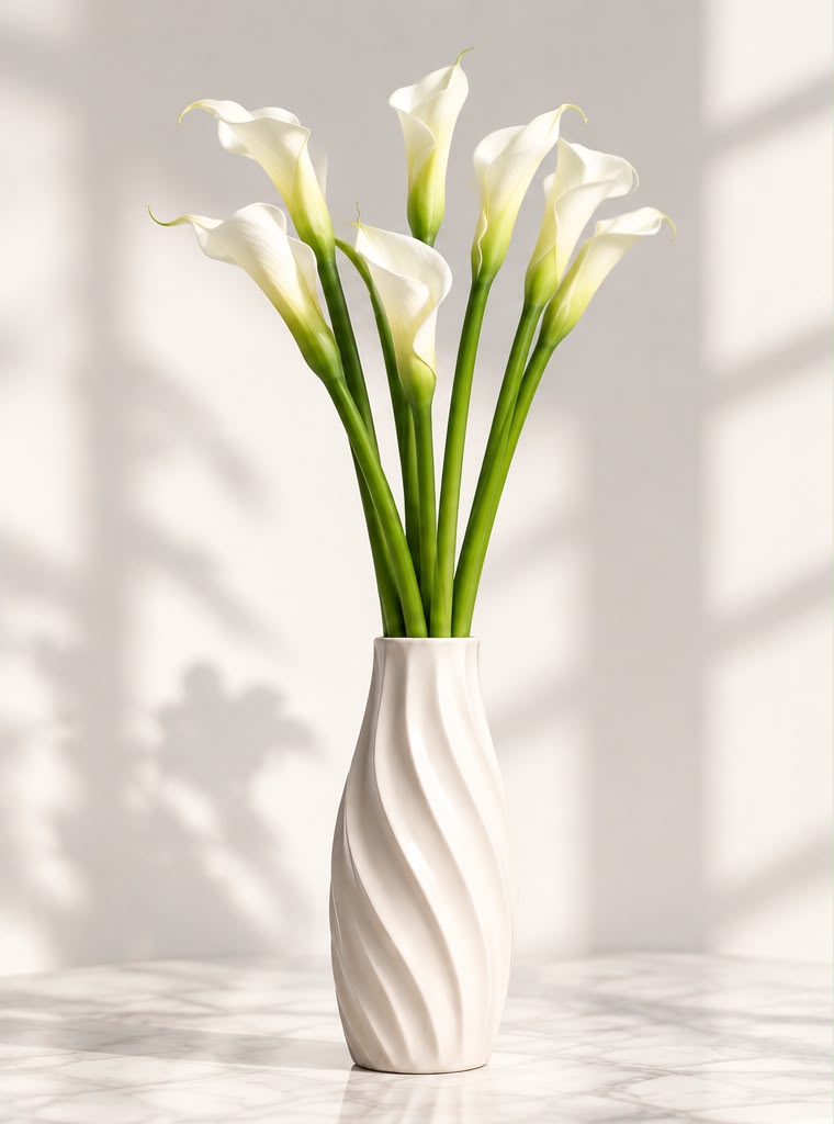 Extra White Arum Calla Lilies