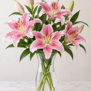 Blush Pink Liliums